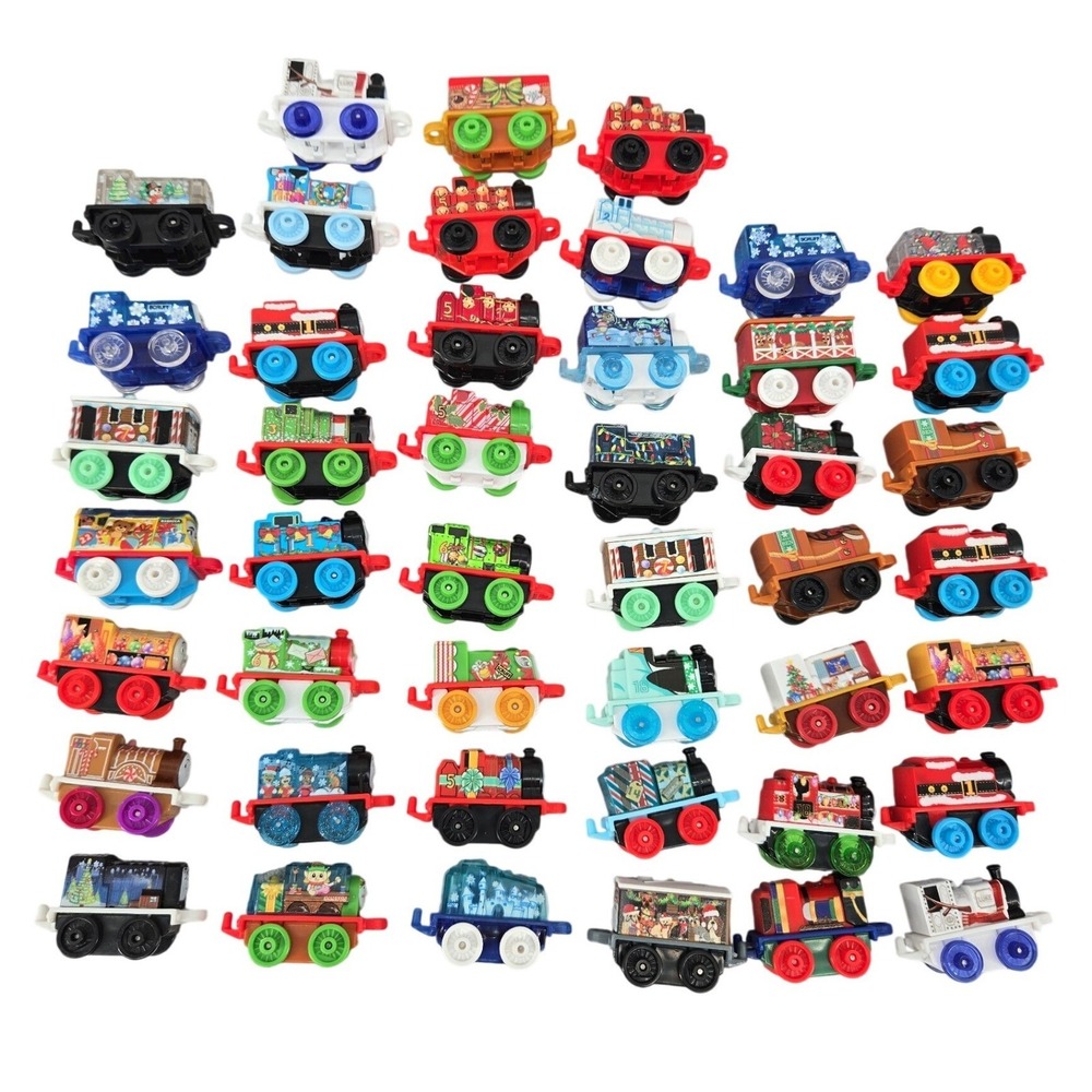 Thomas & Friends Minis Christmas Holiday Winter Lot 45 Trains Snow Rare